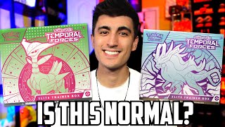 I PULLED IT! BROKEN Pokemon Temporal Forces Elite Trainer Boxes!