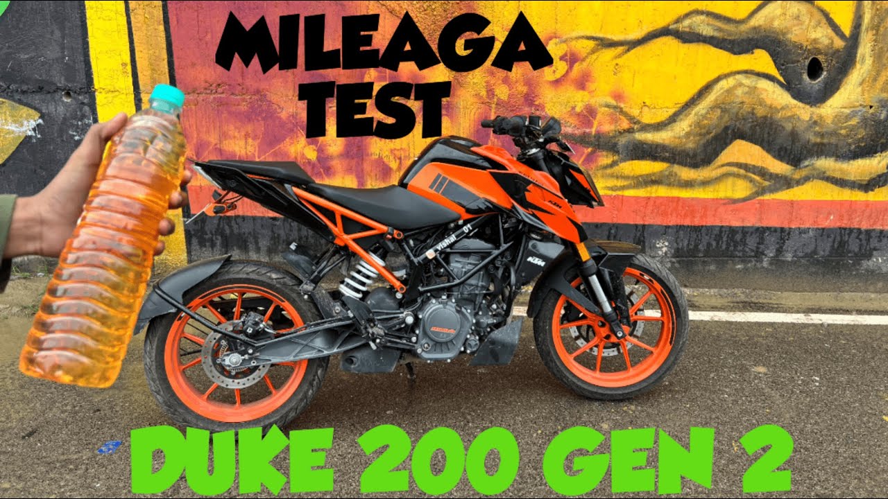 KTM DUKE 200 MILEAGE TEST KITNA DETI HAI ?? mileage_test ktm YouTube