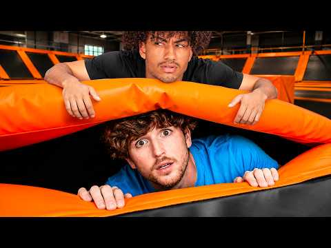 Ultimate Trampoline Park HIDE And SEEK!
