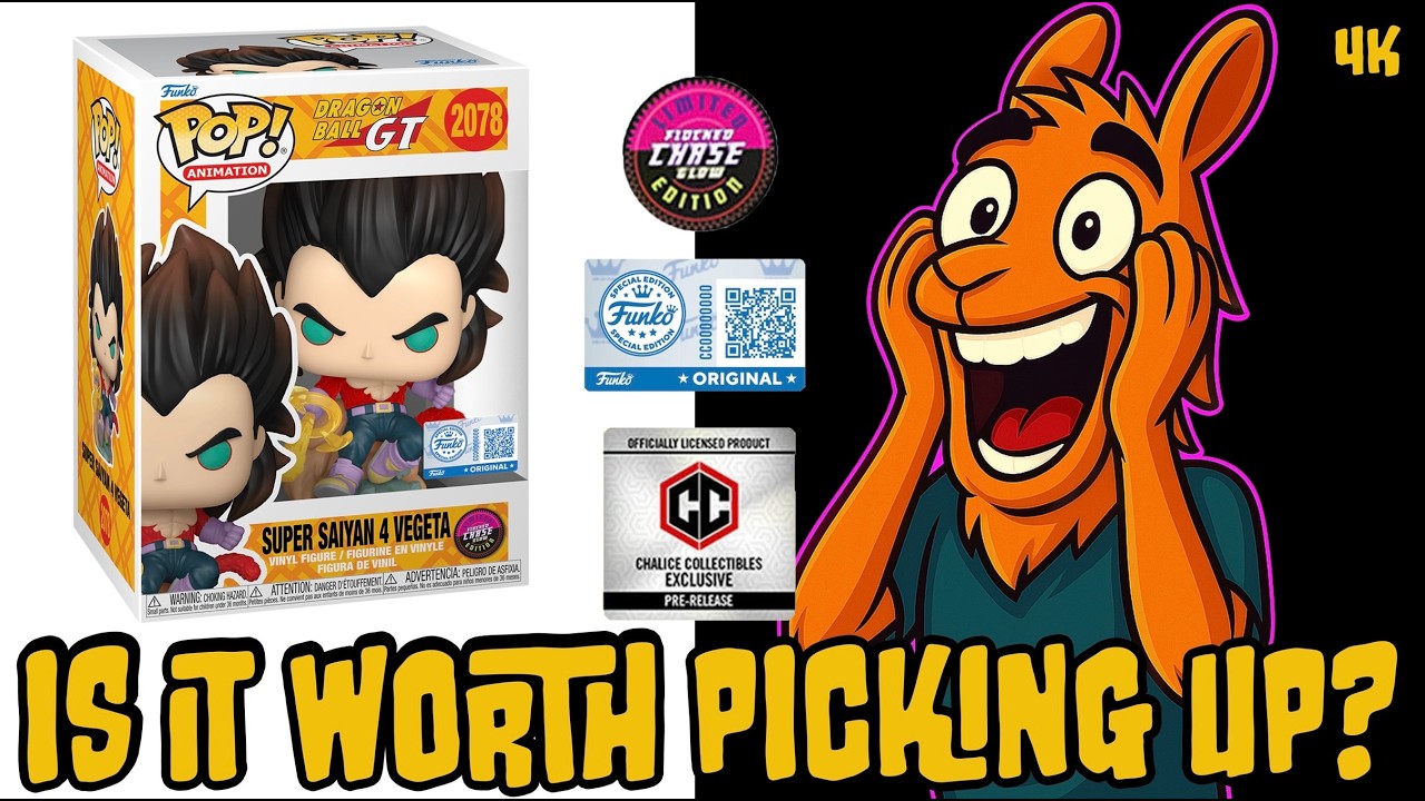 SSJ4 Vegeta FLOCKED GLOW CHASE! Chalice Exclusive – Is It Worth