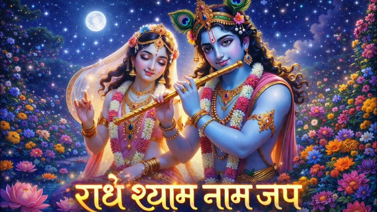 राधे श्याम नाम जप। Radhe Shyam naam jaap। Radhe Shyam naam chanting। Radhe Shyam meditation video।