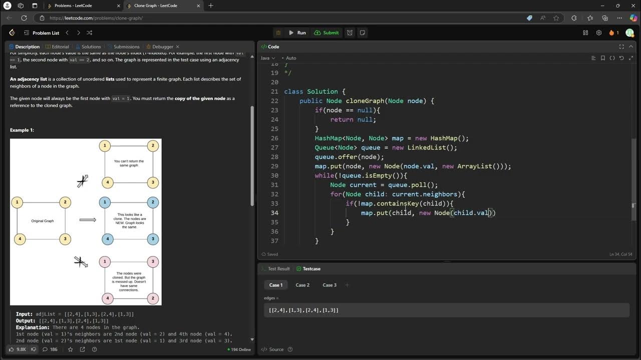 #LeetCode 133 | Clone Graph #Java - YouTube