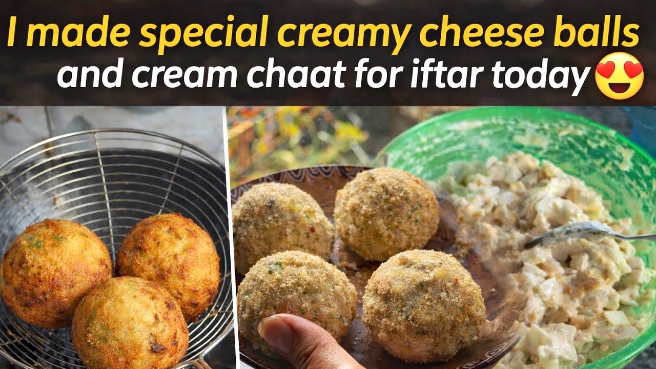 Yummiest Cheesy Cream Balls🤤 Dusri Iftar❤️