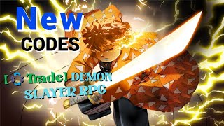 [💱Trade]Demon Slayer RPG CODES - ROBLOX 2024