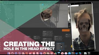 Creating the Hole in the Head effect | Spark AR screenshot 2