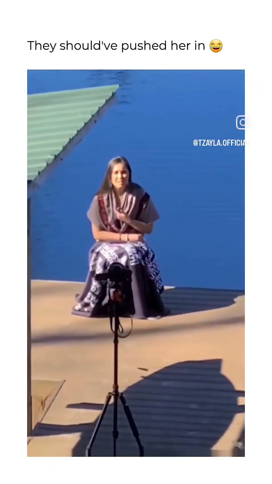 She kinda deserves it, though, if she's gonna film in a public place ??