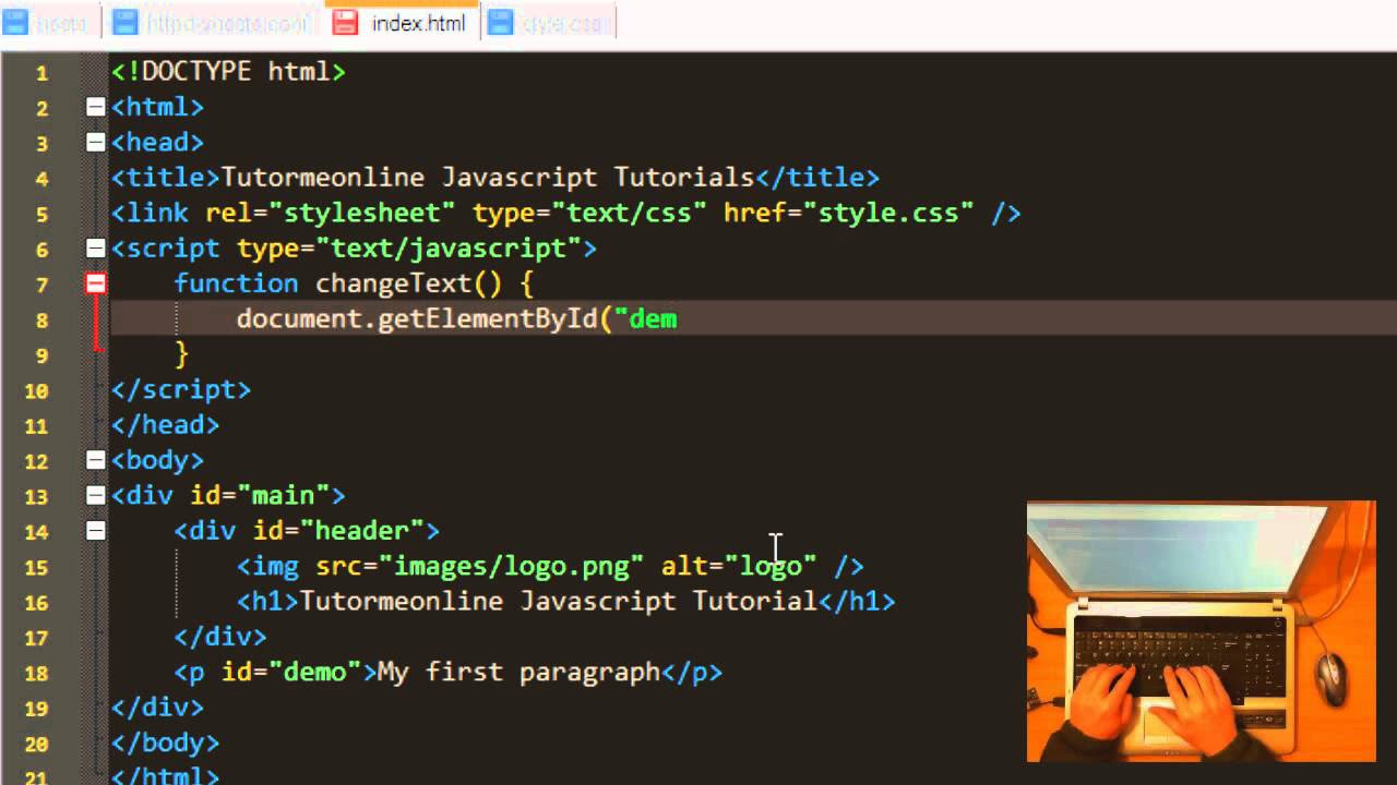 document.getelementbyid คือ  2022 Update  Javascript - Changing HTML elements