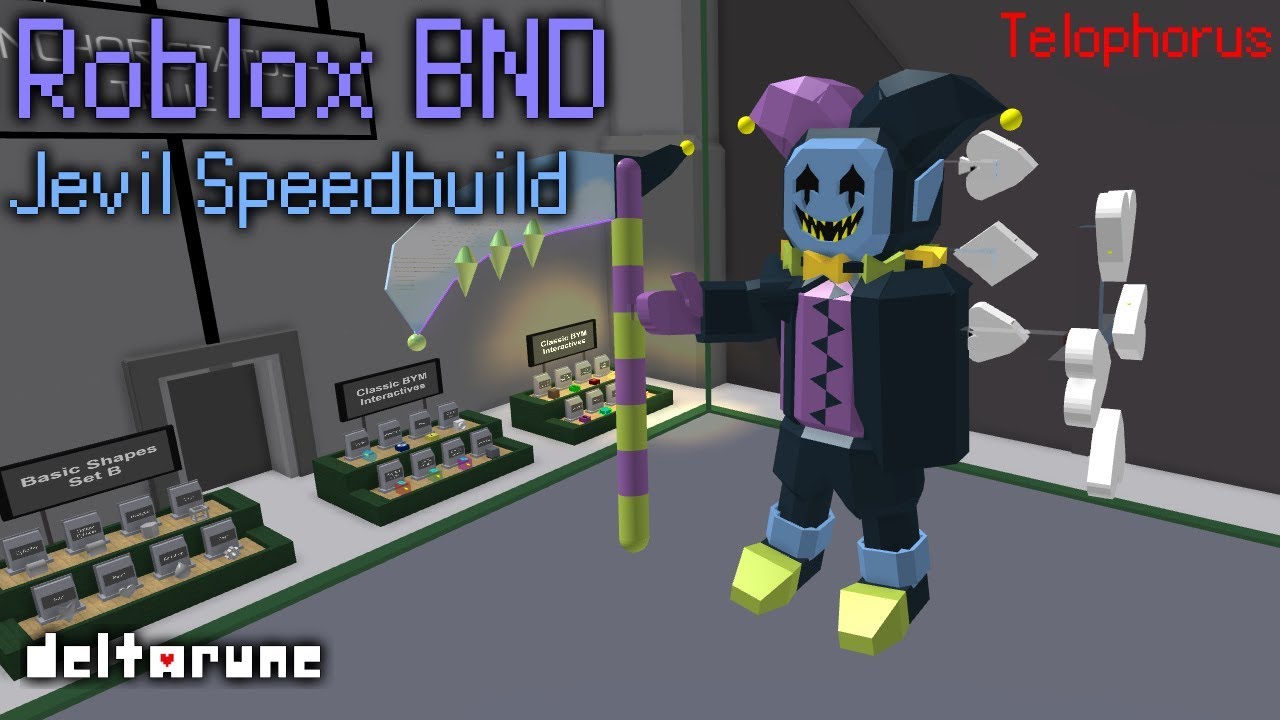 Roblox Bnd Jevil Speedbuild Youtube - jevil roblox game