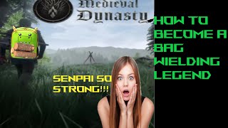 Medieval Dynasty Backpack Update How to get your First Backpack and Pouch