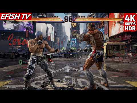Bryan Fury vs Fahkumram (Hardest AI) - Tekken 8