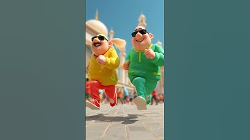 Dubai Race MotuPatlu #aivideo #foryou موٹو پتلو کی شوخیاں #funny