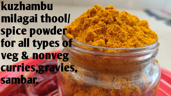 Kuzhambu Milagai Podi Preparation - Kuzhambu milagai thool - kuzhambu thool recipe