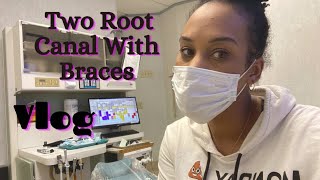 Two Root Canal With Braces