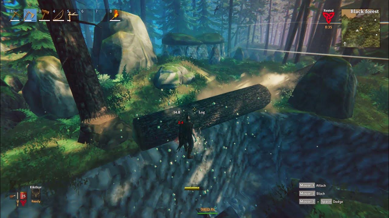 The Most Efficiant Way To Build A Moat In Valheim YouTube