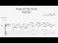 Shape Of My Heart TAB - acoustic guitar tab - PDF - Guitar Pro