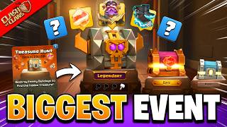 NEW Treasure Hunt Event - Get FREE Skins, Equipment & Legendary Chests in Clash of Clans