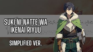 (Tate no Yuusha Season 3 ED) Suki ni Natte wa Ikenai Riyuu - SIMPLIFIED Fingerstyle Tab | Tutorial