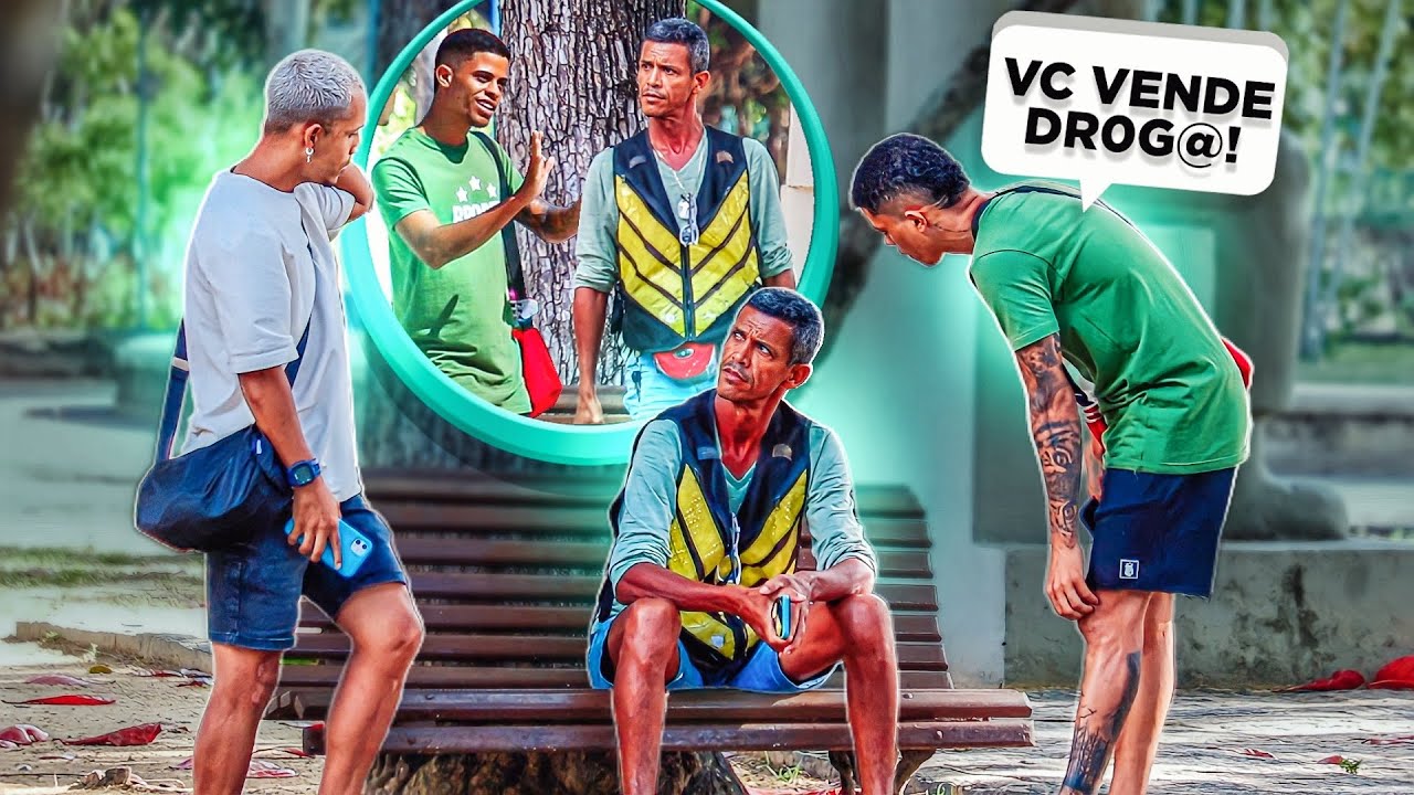 ACUSANDO ESTRANH0S DE VENDER DRoG@ - pegadinha