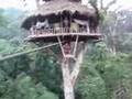 Zip into treehouse 5