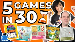 5 Games in 30 Min: Scribbly Gum, Pass the Party Food, Mille Fiori, The Quest for El Dorado, Super... screenshot 5