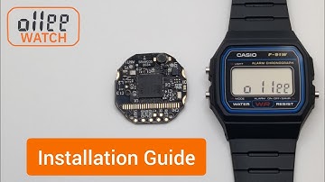Ollee Watch Installation Guide - mod for Casio F-91W and A158W