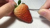 How To Remove Strawberry Seeds Organic Desserts Fruits Youtube