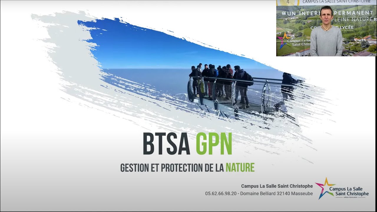 Page De Garde Bts Gestion Et Protection De La Nature Webinaire - BTSA Gestion et Protection de la Nature - YouTube