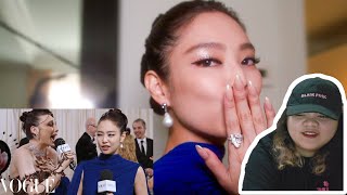 Jennie Gets Ready for the Met Gala & Her Getting Ready Playlist | Reaction