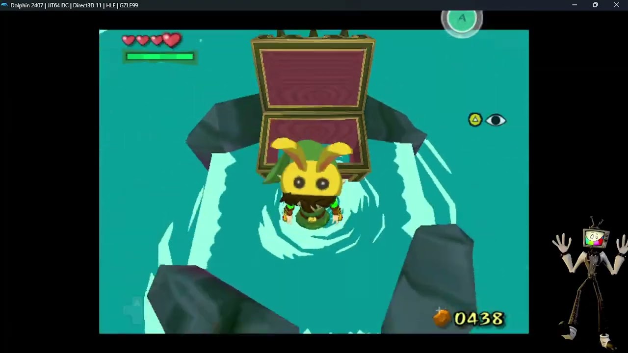 I DID A MUTE GLITCH Playing Zelda Wind waker Randomizer  Nancy 300 subs