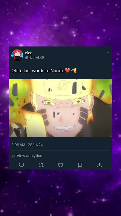 Obito last words to Naruto❤️ #naruto #narutoedit #narutoshippuden #anime #obito #summertimesadness