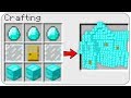 HOW TO CRAFT a DIAMOND HOUSE in MINECRAFT? SECRET RECIPE