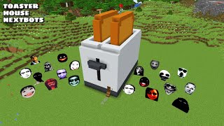 SURVIVAL TOASTER HOUSE WITH 100 NEXTBOTS in Minecraft - Gameplay - Coffin Meme