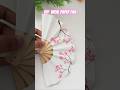 DIY Viral Cherry Blossom Paper Fan #shorts #aesthetic #diy