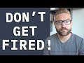 How to NOT GET FIRED in your first programming job!