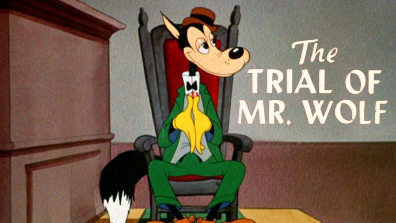 The Trial of Mr Wolf 1941 Merrie Melodies Red Riding Hood Cartoon Short Film