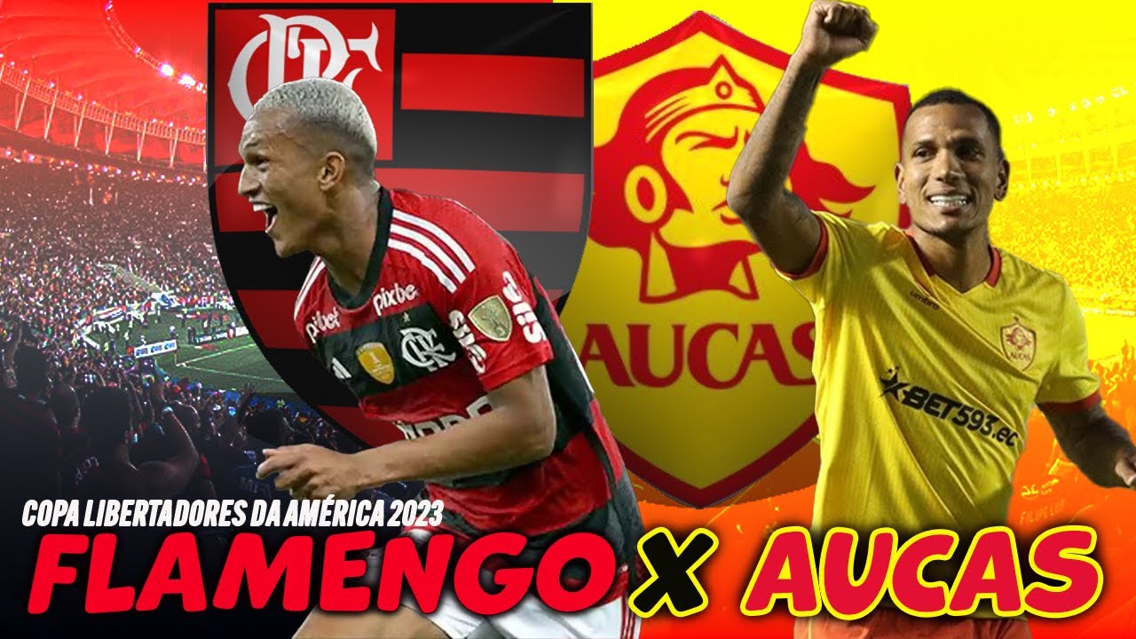 AO VIVO: FLAMENGO X AUCAS DIRETO DE QUITO  LIBERTADORES 2023 - FASE DE  GRUPOS 