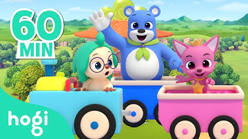 Learn colors with Train and Wonderville Friends | Colors for Kids | Compilation | Pinkfong & Hogi
