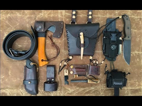 Bushcraft belt kit 