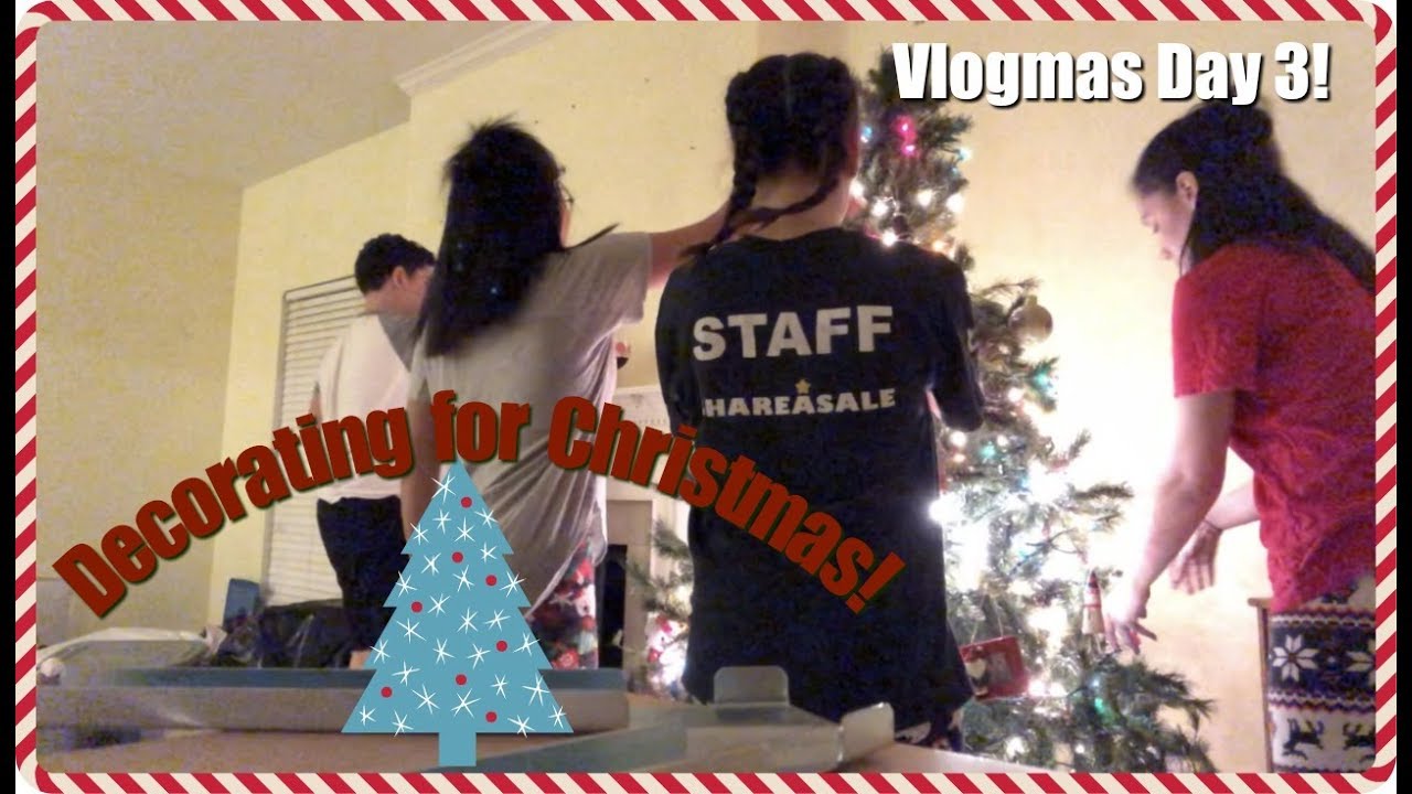 Decorate For Christmas With Us Vlogmas Day 3 KatelynandKylie 