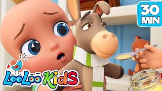 My Donkey Has a Headache and more Nursery Rhymes & Kids Songs - LooLoo Kids