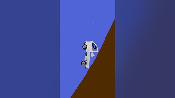 Sus Car Crash Test in Algodoo! #shorts  #algodoo