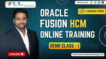 Oracle Fusion HCM Online Training | Oracle Fusion HCM Course | Best HCM Training in Hyderabad Demo 1