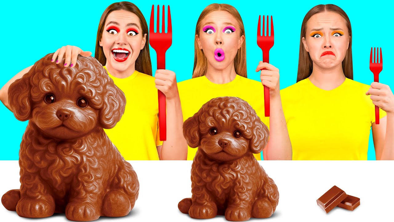 Большая, Средняя или Маленькая Тарелка Челлендж | Удивительные Кулинарные Лайфхаки от DuKoDu