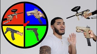 Famous Spin The Wheel of Guns Challenge Wealth