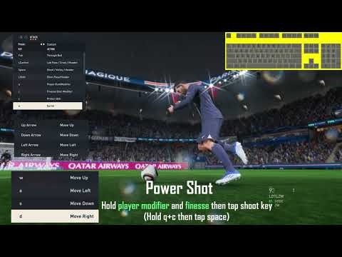 FIFA 23 Power shot & Chip Shot Tutorial |pc keyboard|