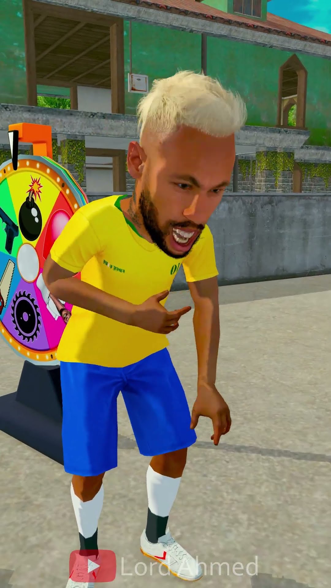 Help Ronaldo in WHEEL OF FORTUNE #shorts