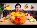 FRUIT SALAD (MANGO, CHERRIES, PEAR, PEACH AND MANDARIN ORANGE) MUKBANG EATING SHOW 먹방