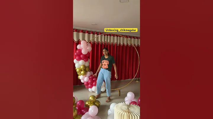 Round ring ballon decoration making ideas🤩🥳 #viral