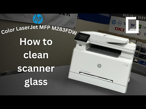 HP Color LaserJet Pro MFP M283FDW | How To Clean Scanner Glass | Onyx Tutorials