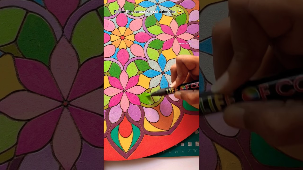 Wait for it😱 | Pre marked Mandala work 